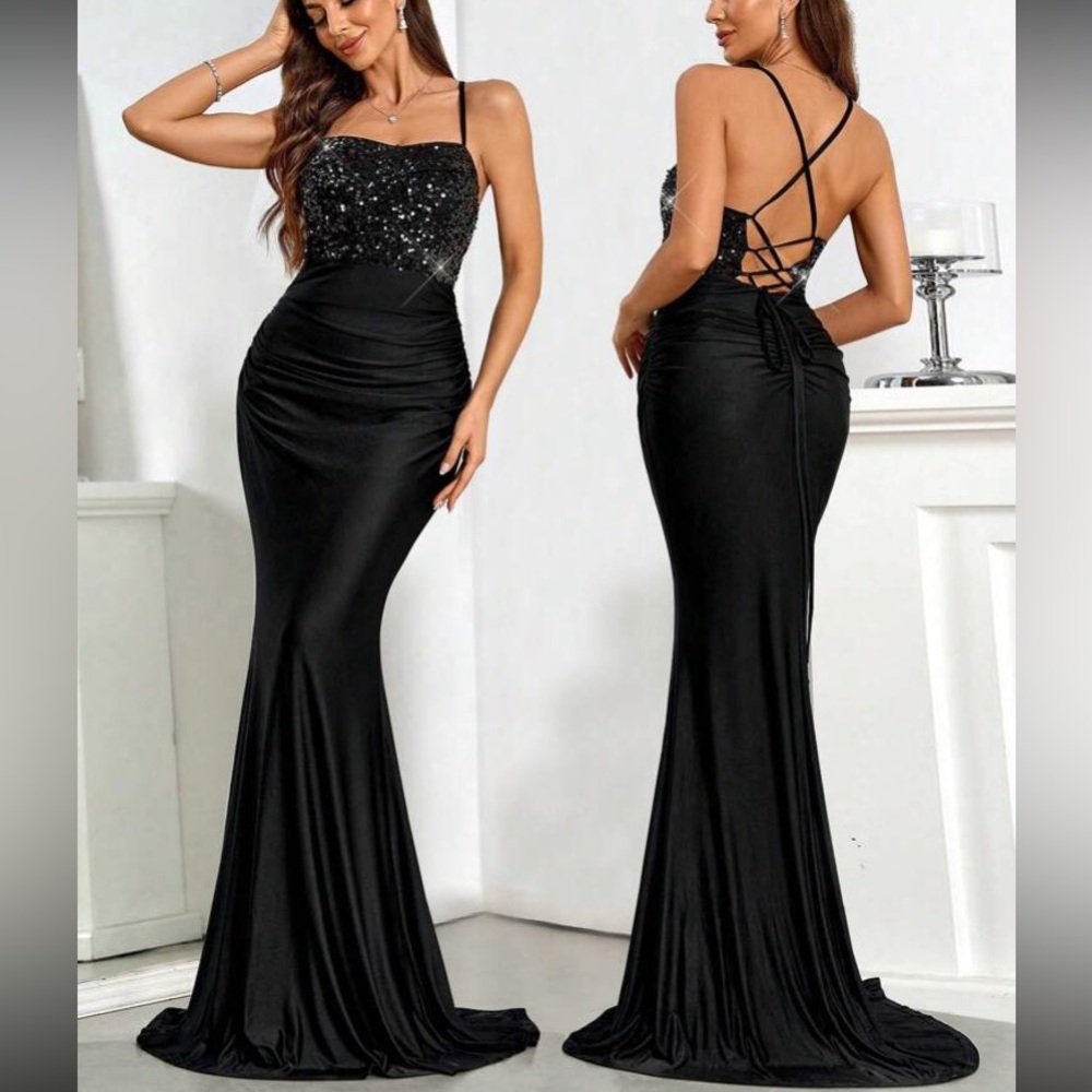 Elegant Black Evening Gown